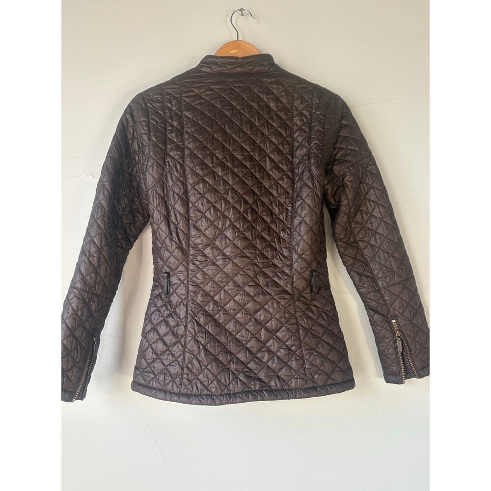 Barbour Quilted Brown Jacket - image 7